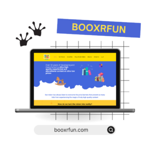 booxrfun - הקישור מפנה לאתר אינטרנט שעיצבה ובנתה אילי וולף מעצבת פרילנסרית - דוגמא לעיצוב אתר בוורדפרס